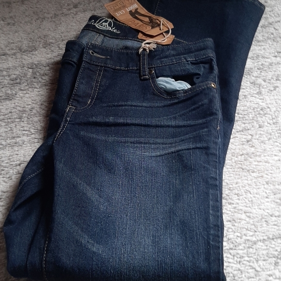Ladies Paris Bluenotes bootcut jeans 29x30 NWT - Picture 2 of 4